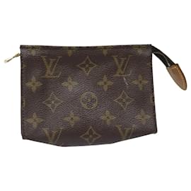 Louis Vuitton-LOUIS VUITTON Monogram Poche Toilette 15 Pouch M47546 LV Auth 83844-Monogram