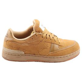 Kitsune Leather sneakers Beige