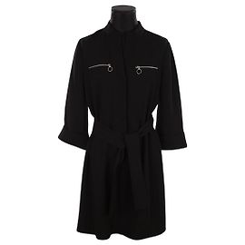 Claudie Pierlot Schwarzes Kleid Schwarz