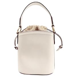 Michael Kors-Michael Kors Leather Shoulder Bag-White