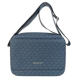 Michael Kors-Michael Kors MK Signature Shoulder Bag-Blue