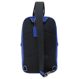 Coach-Coach C2931 Body Bag Leather Men's Sling Bag-Blue
