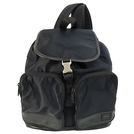 Freeman Porter Schwarzer Nylon-Rucksack von Porter Schwarz