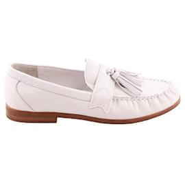 Autre Marque Lederloafers Weiß