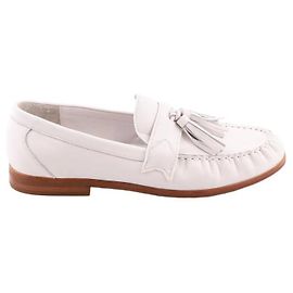 Autre Marque Leather loafers White