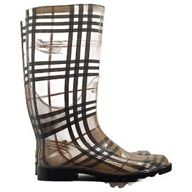 Bottes BURBERRY T.EU 40 en caoutchouc Beige