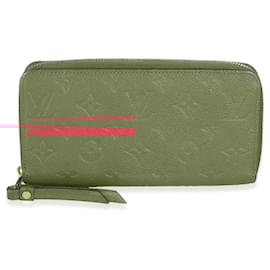 Louis Vuitton-Louis Vuitton Cerise Monogram Empreinte Zippy Wallet-Red