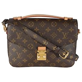 Louis Vuitton-Louis Vuitton Monogram Canvas Pochette Metis-Brown