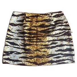Dolce & Gabbana Zebra Minirock beige Beige