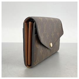 Louis Vuitton-Louis Vuitton Long Wallet Monogram Portefeuille Sarah M60531-Brown