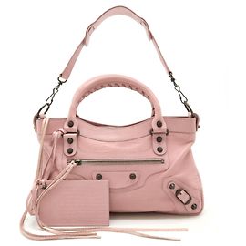 Balenciaga La Prima Borsa a Mano Borsa a Spalla Rosa