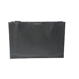 Givenchy-Givenchy Black Men's Leather Clutch Bag-Black