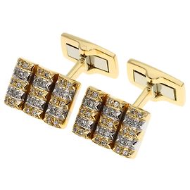 Gemelli Piaget Diamond in oro giallo 18K D'oro