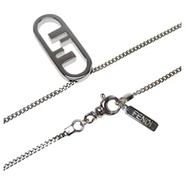 Fendi-FENDI Autolock Necklace for Women-Silvery