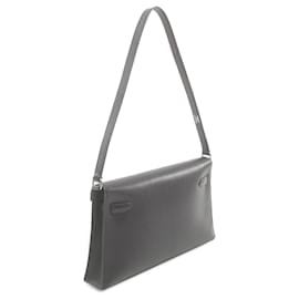 Hermès-Hermès Black Chevre Chamkila Kelly Elan-Black