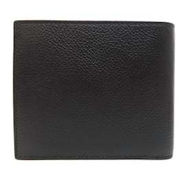 Balenciaga-Balenciaga Bi-fold Leather Wallet-Black