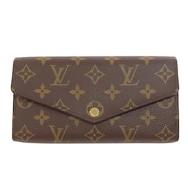 Louis Vuitton-Louis Vuitton M62234 Portefeuille Sarah Long Wallet-Fuschia,Monogram