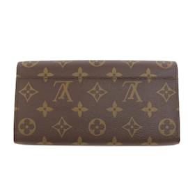 Louis Vuitton-Louis Vuitton M62234 Portefeuille Sarah Long Wallet-Fuschia,Monogram