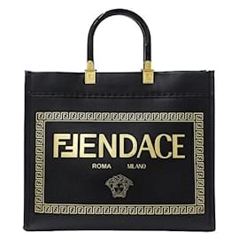 Fendi-Fendi Versace Women's Tote Bag-Black