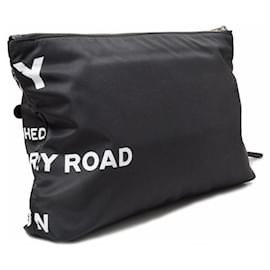 Burberry-Burberry Nylon Clutch Bag-Black