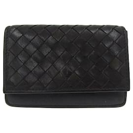 Bottega Veneta-Bottega Veneta Leather Card Case-Brown