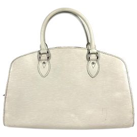 Sac Boston PM Pont Neuf Epi Louis Vuitton Blanc Blanc cassé