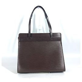 Sac à main Louis Vuitton Epi Croisette PM Marron