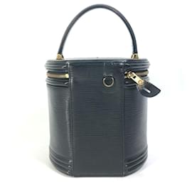 Louis Vuitton-Louis Vuitton Epi Cannes Vanity Cosmetic Bag-Black
