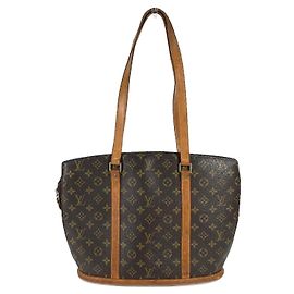 Louis Vuitton Monogram Babylon Tote Bag Braun Monogramm
