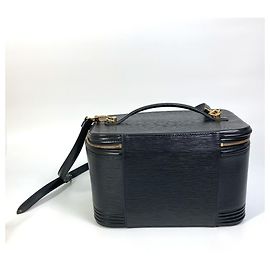 Sac Vanity Nice Epi Louis Vuitton Noir