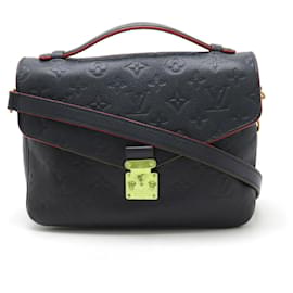 Louis Vuitton-Louis Vuitton Monogram Empreinte Pochette Metis MM Handbag-Red