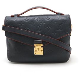 Borsa Pochette Metis MM in Monogram Empreinte Louis Vuitton Rosso