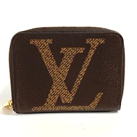 Louis Vuitton-Louis Vuitton Monogram Giant Zippy Coin Purse-Brown