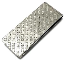 Balenciaga-Balenciaga Men's Silver Money Clip-Silvery