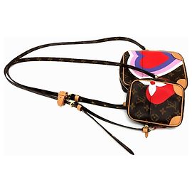 Bolso de hombro Louis Vuitton Monogram Game On Collection Panam 2 Set Castaño