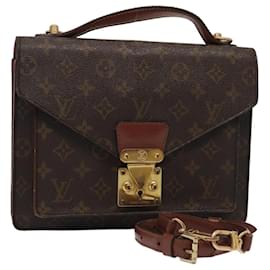 Louis Vuitton-LOUIS VUITTON Monogram Monceau 26 Shoulder Bag M51187 LV Auth 86212-Monogram