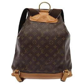 Louis Vuitton-LOUIS VUITTON Monogram Montsouris GM Backpack M51135 LV Auth 86239-Monogram