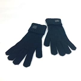 Louis Vuitton-Gants Louis Vuitton Damier Gon Helsinki-Noir