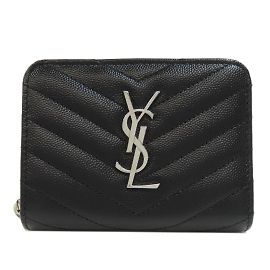 Saint Laurent Cassandra Bi-Fold Geldbörse Schwarz