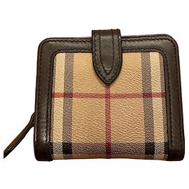 Burberry Prorsum Checkered Wallet Beige