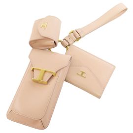 Bolsa de couro rosa Tod's Rosa