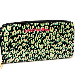Louis Vuitton Black Patent Leather Long Wallet Black