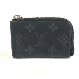 Louis Vuitton Monogram Eclipse Münzgeldbörse Schwarz
