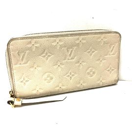 Cartera larga Monogram Empreinte Louis Vuitton Blanco