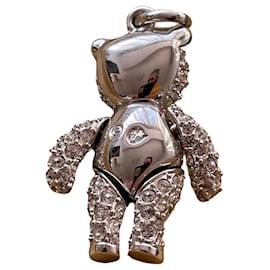 Swarovski-Ours en cristal Swarovski articulé-Bijouterie argentée
