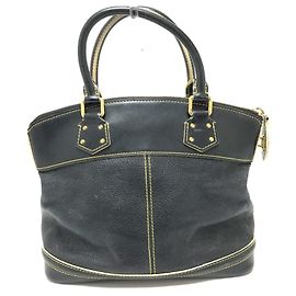 Louis Vuitton Suhali Lockit PM Tote Bag Schwarz