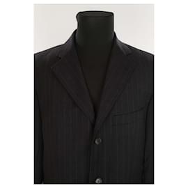 Balmain-Costume en laine-Noir