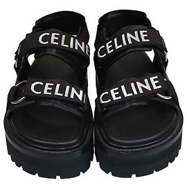 Céline CELINE Flats T.EU  Leather Black