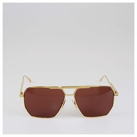 Gafas de sol BOTTEGA VENETA T. Plástico Dorado