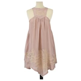 Fendi-Robe FENDI T.FR Soie-Rose